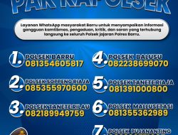 Dekatkan Pelayanan, Polres Barru Hadirkan Layanan “Lapor Pak Kapolsek”