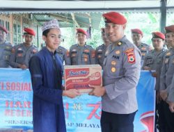 HUT ke-78 Reserse, Satreskrim Polres Barru Hadirkan Senyum Anak Panti Asuhan